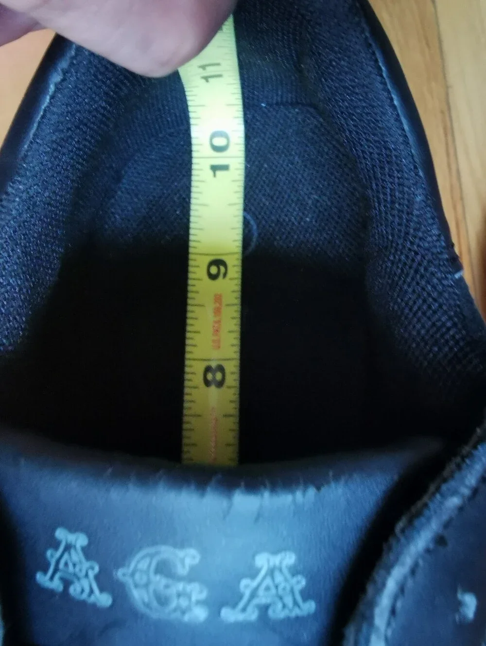Black sneakers US size 10